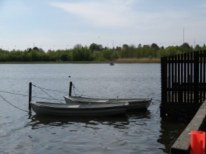 Bådende ved Gentofte Sø
