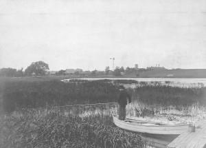 Teglgårdssøen hvor LF havde sit første fiskevand. Foto fra omkring 1899.
