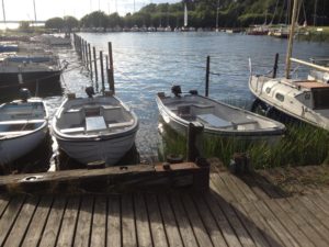 Bådene i Ramløse lystbådehavn.
